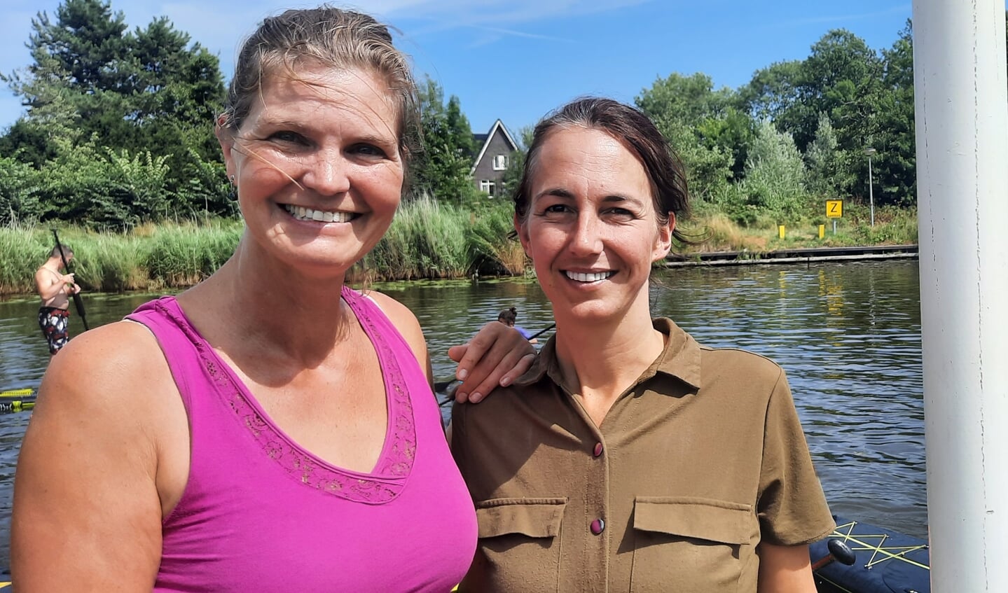 Kelly van de Goorbergh(rechts) en Judith Kalb hebben het idee, dat hun kinderen niet tot hun recht komen op de huidige basisschool, daarom de stap om te komen tot de oprichting van een nieuwe onderwijsvorm.