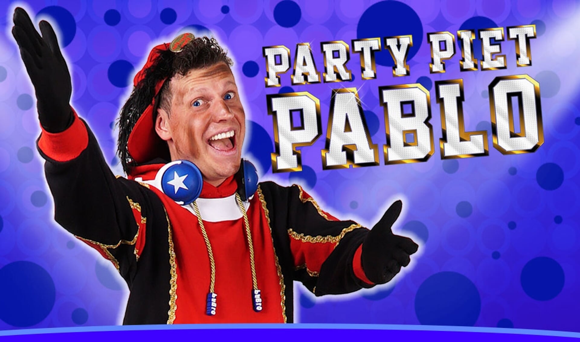 Party Piet Pablo, welke jonge Sinterklaas-fan kent hem niet?