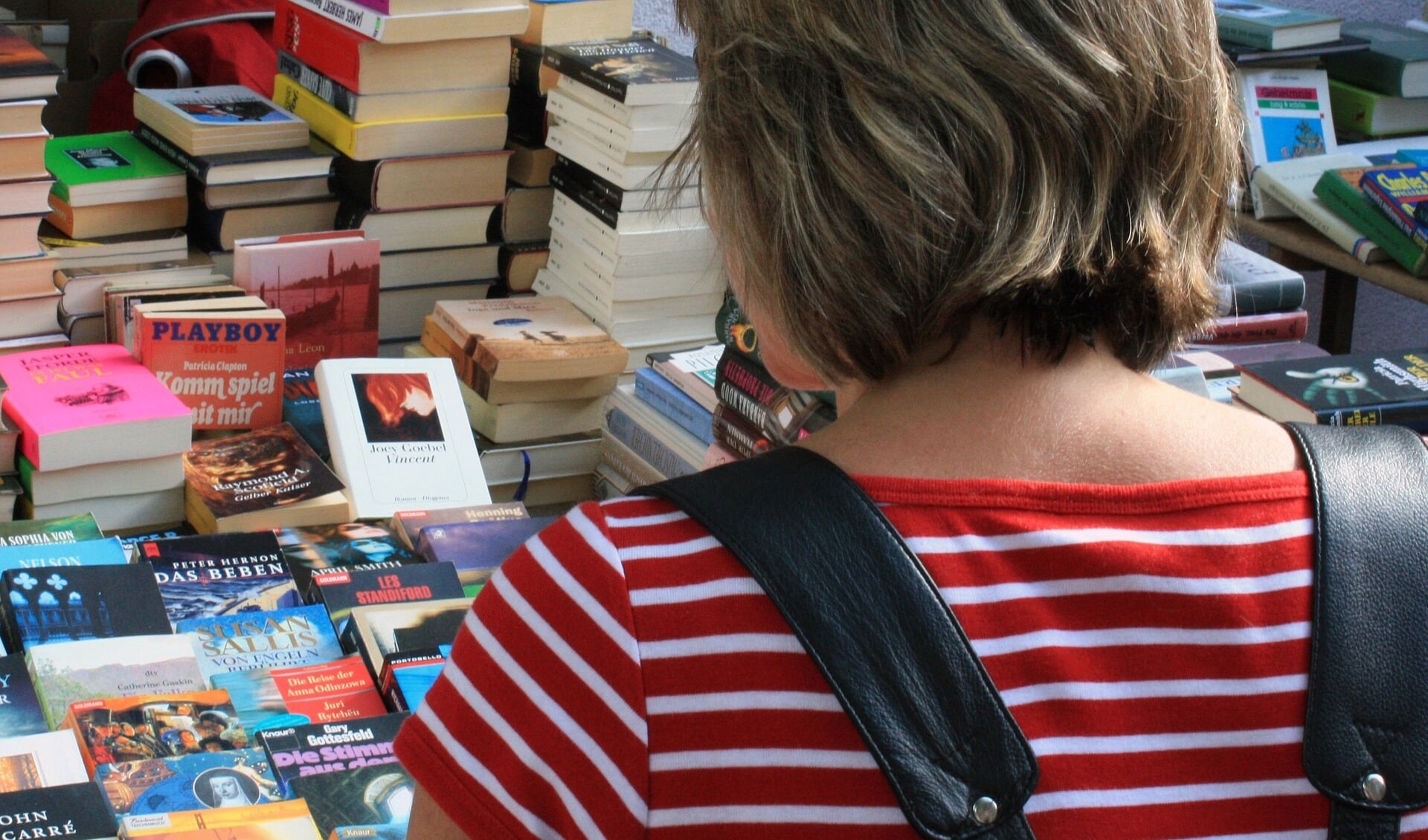 Alle soorten boeken zijn welkom.