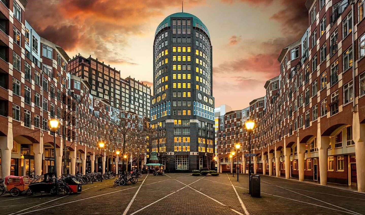 De Muzentoren aan de Fluwelen Burgwal