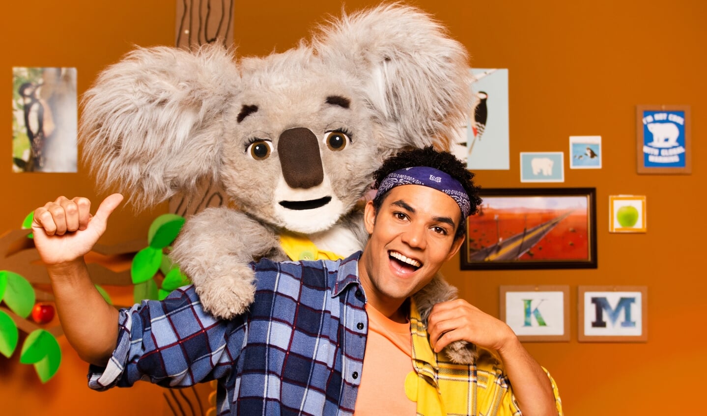  In de vrolijke voorstelling Koos & Moos staan koala Koos en zijn vriend Moos op de planken
