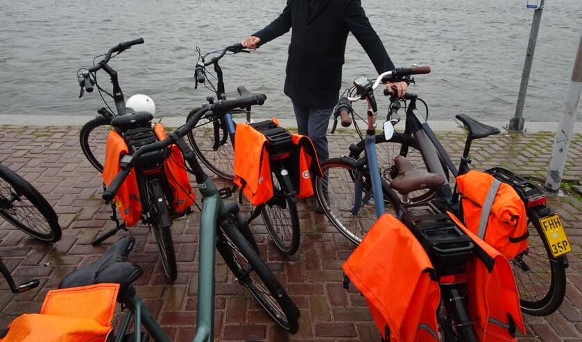 Wethouder Slegers als fietsbeheerder
