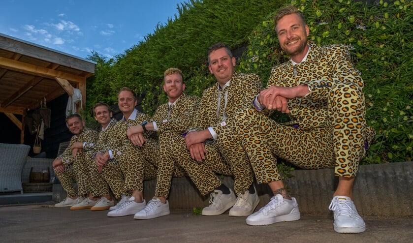 De nieuwe PuCom met Thomas, Niels, Martijn, Tim, Danny en Marcel.