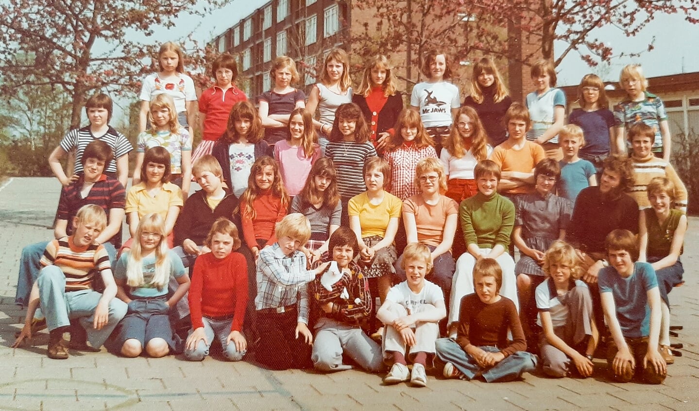 Klassenfoto uit 1976.