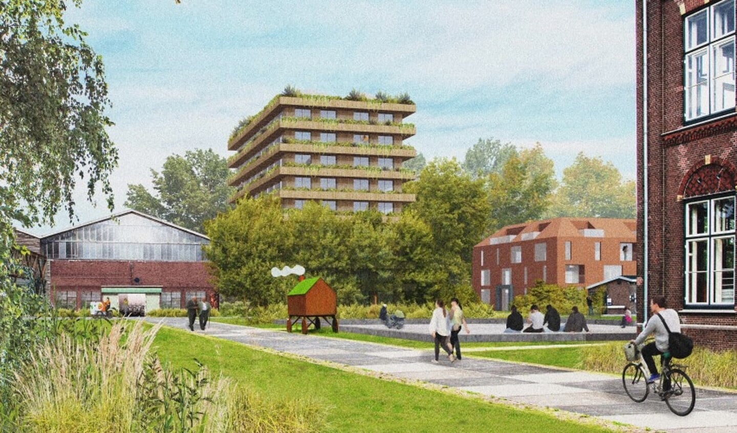 Sfeerimpressie ontwikkeling Hembrugterrein.