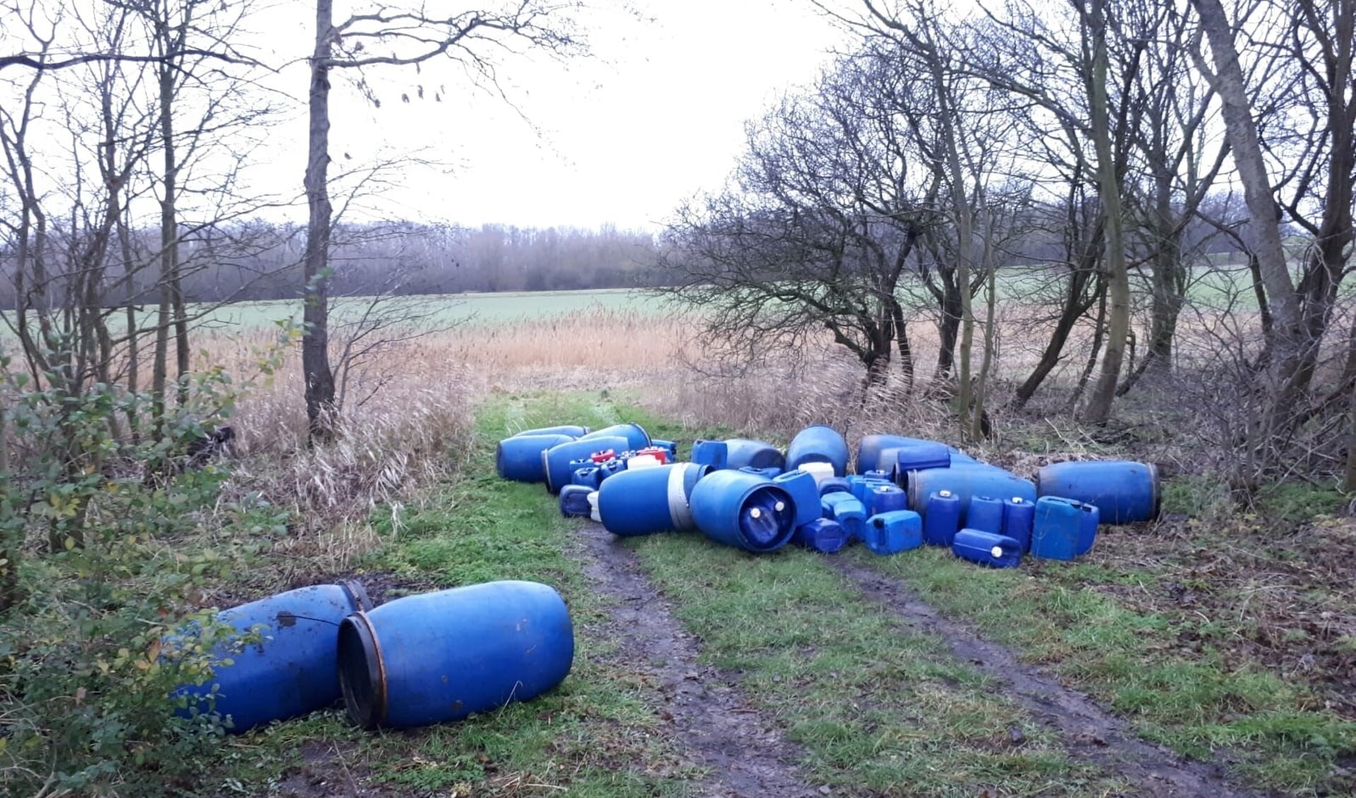 Ook in de gemeente Medemblik wordt drugsafval gedumpt.