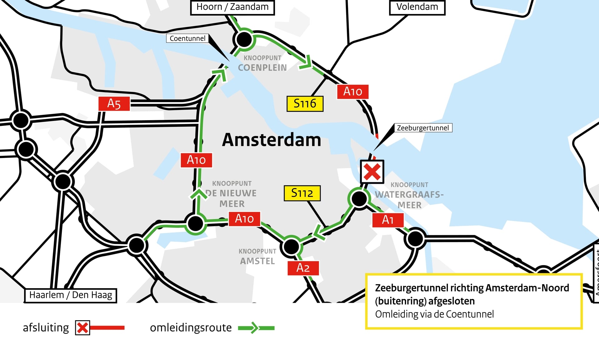 moe constant overhandigen Nachtafsluitingen Zeeburgertunnel (A10) | Al het nieuws uit Amsterdam-Noord