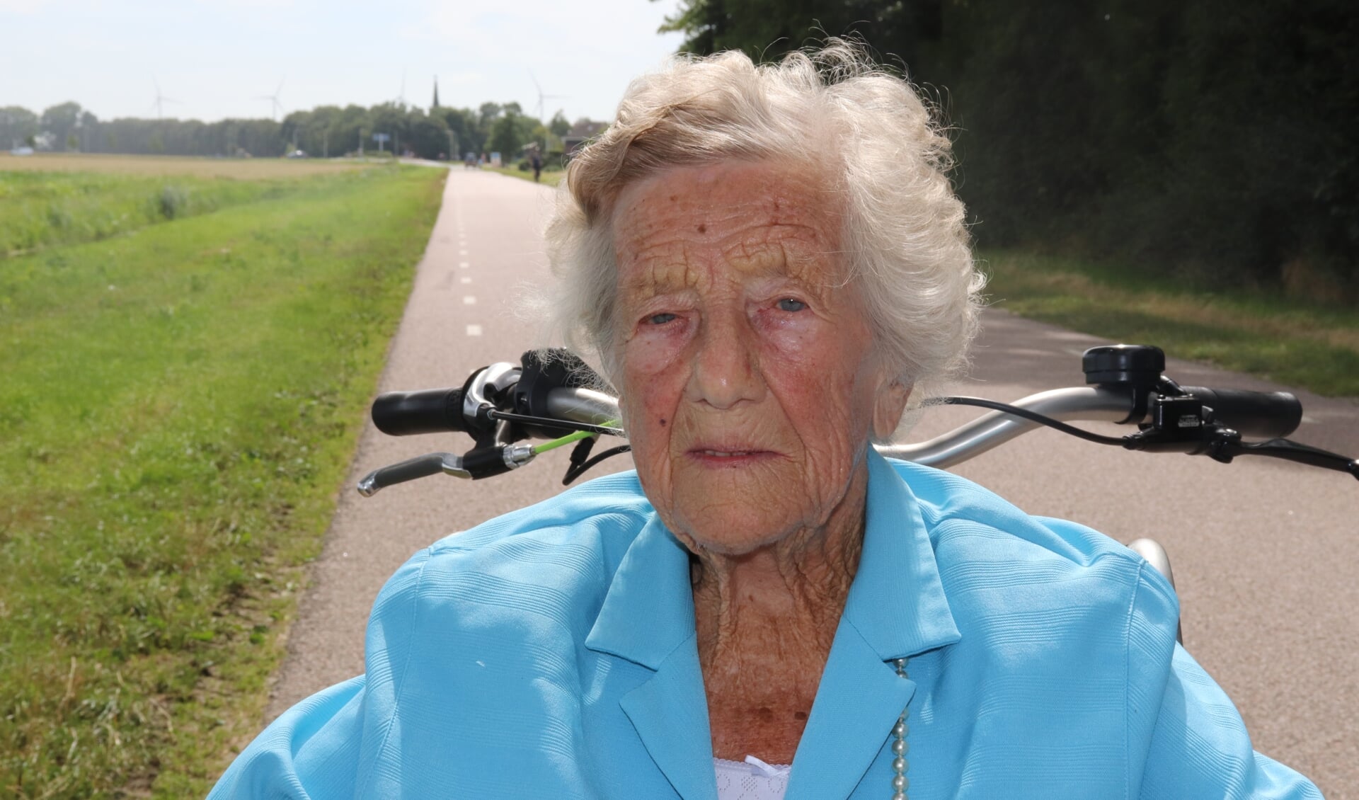 De 101-jarige mevrouw Onderdijk.