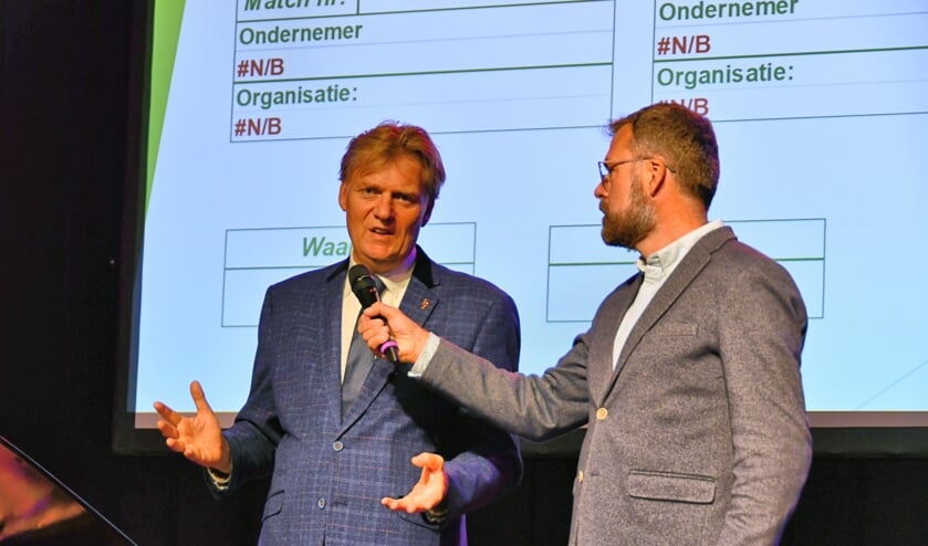 Burgmeester Jan Hamming verzorgde de officiële opening. "De Beursvloer speelt een belangrijke rol om vraag en aanbod concreet bij elkaar te brengen."