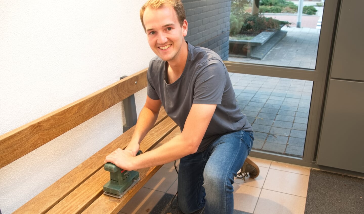 Student Jeroen Emmerink haalt veel voldoening uit zijn vrijwilligerswerk voor KIMG.