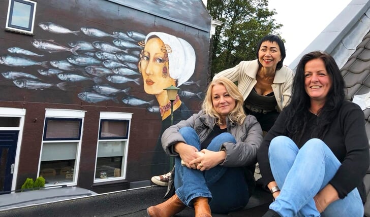 Muurschildering is een van de burgerinitiatieven gesteund door Fonds Schiedam Vlaardingen.
