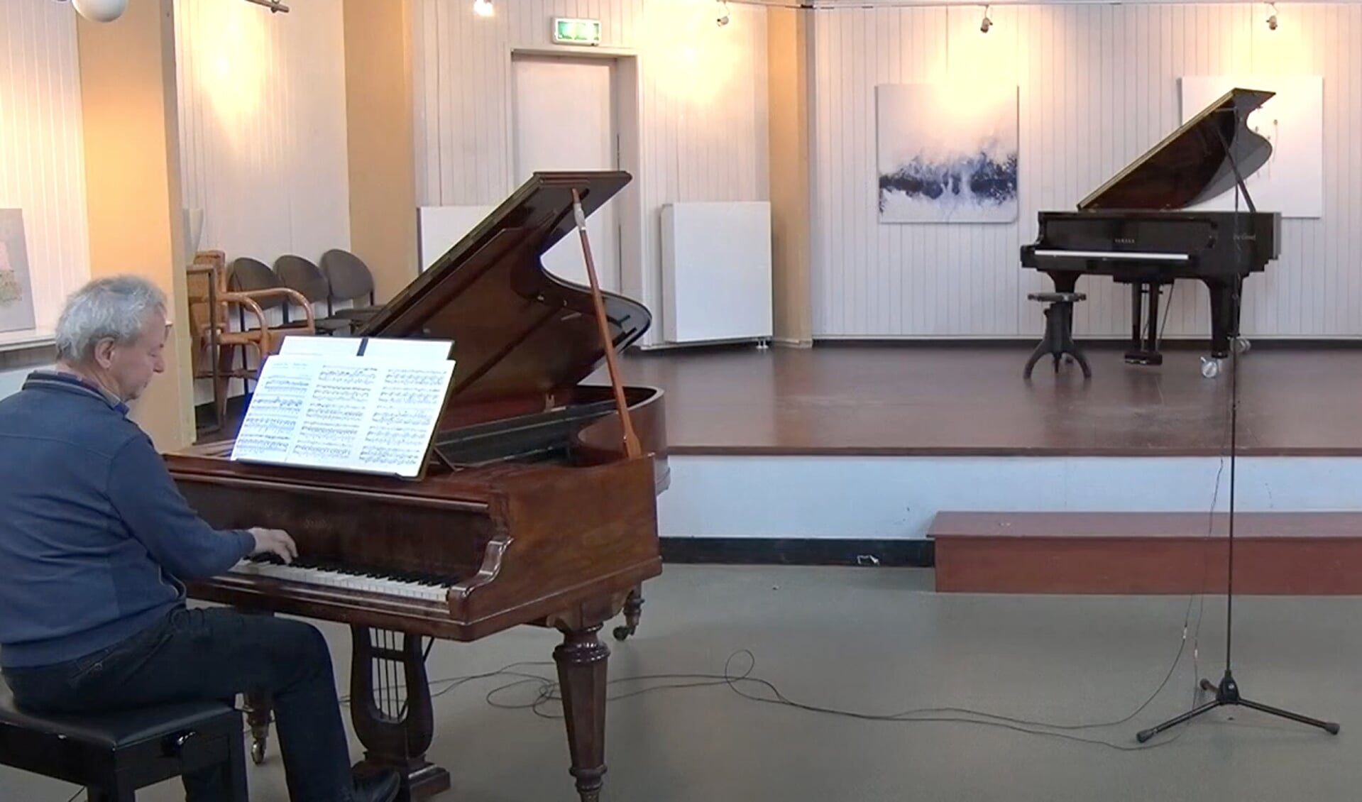 Cornettist Frank Anepool en pianist Vaughan Schlepp geven een romantisch concert.