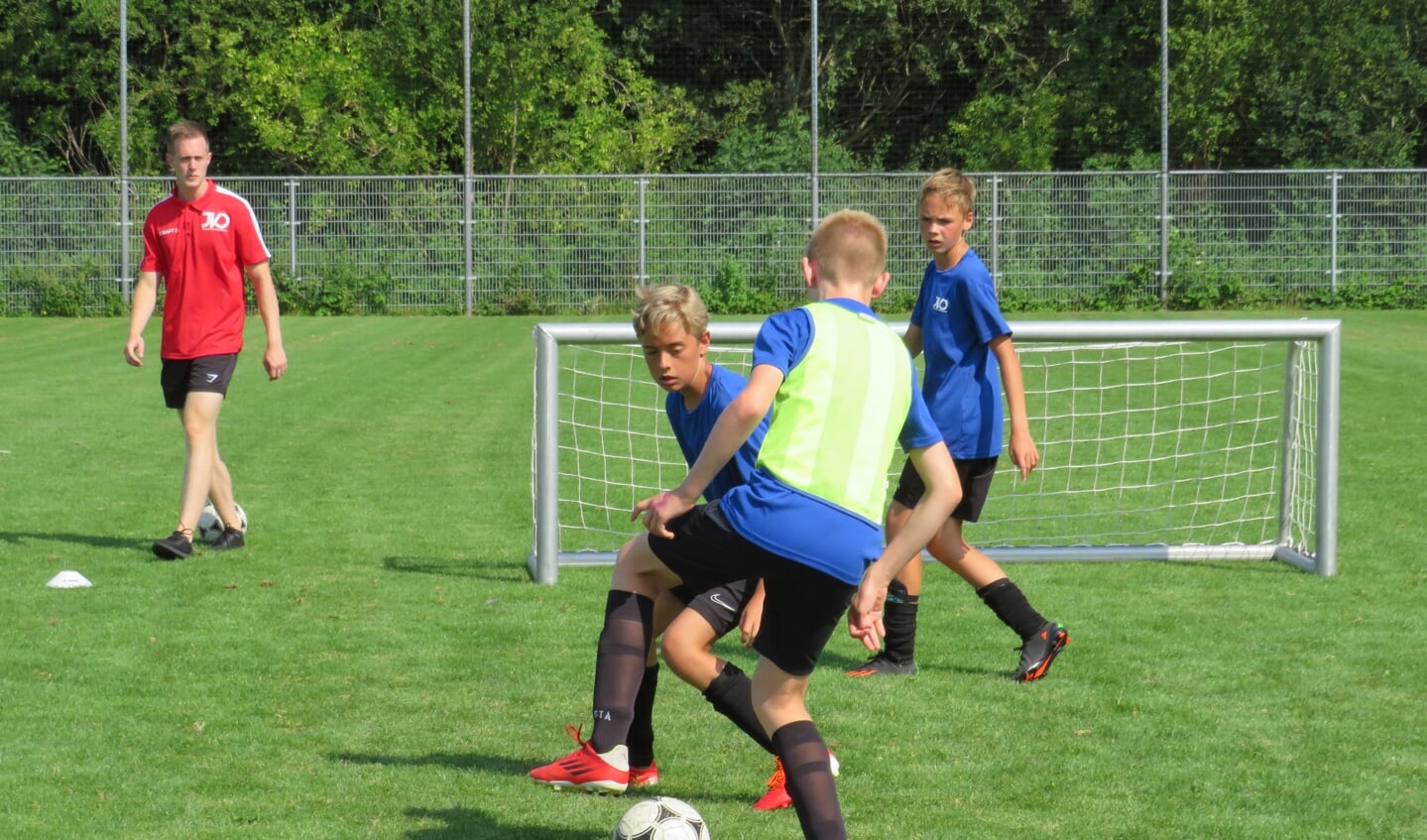 Trainen als een profvoetballer.