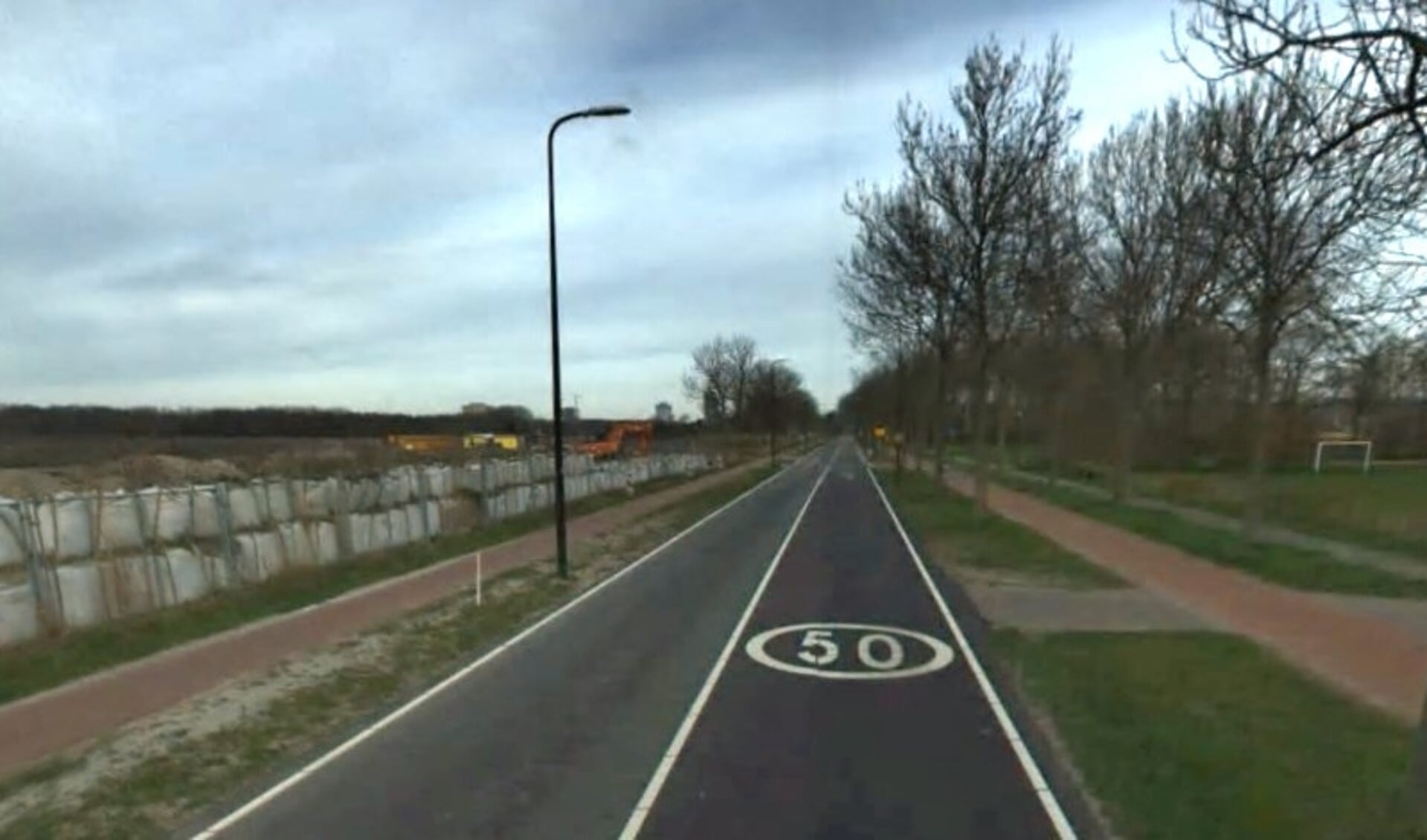 De Lange Kleiweg, mogelijk straks een snelle fietsroute, zonder doorgaand autoverkeer.