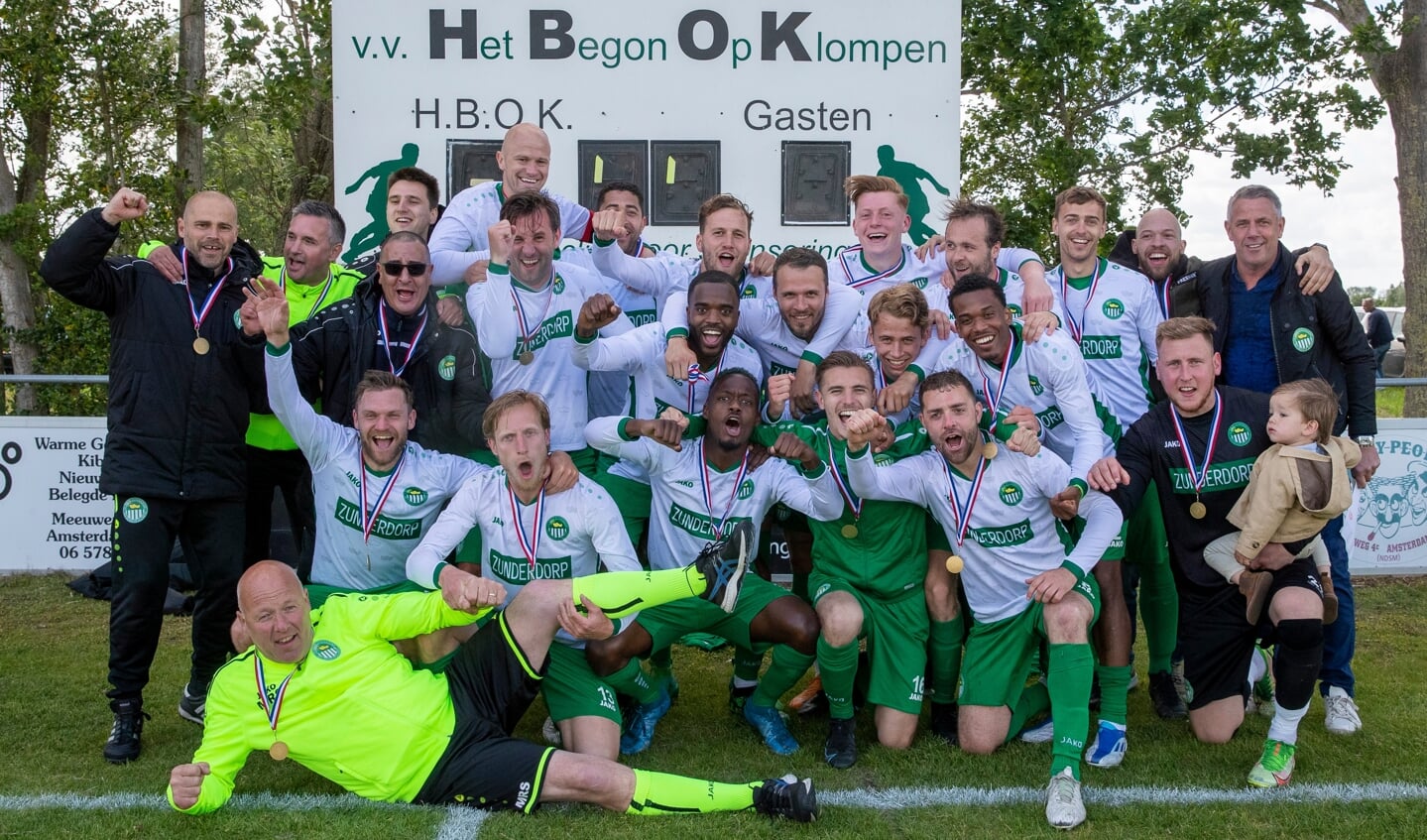 De juichende kampioenen in beeld