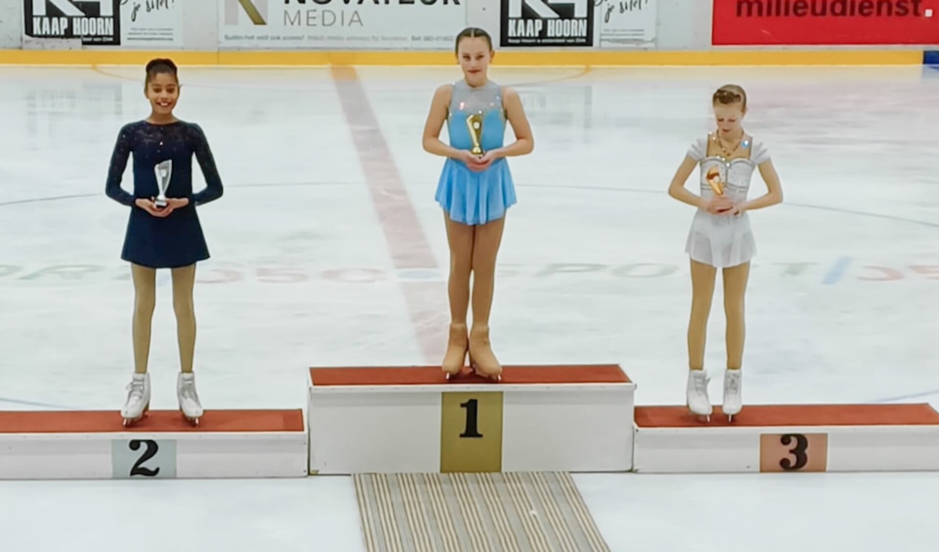 Olivia Voskuijl (11 jaar) op de tweede plaats in categorie Midi’s 