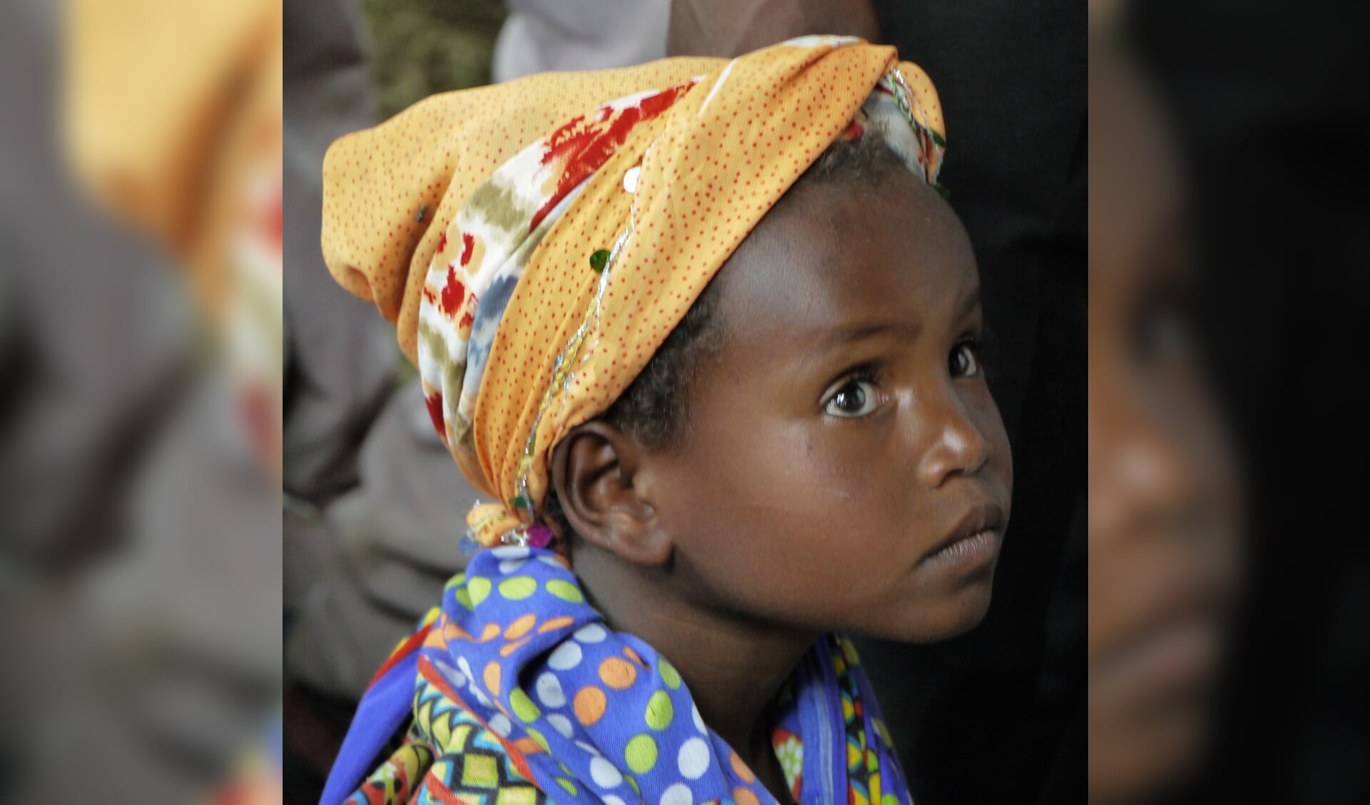 Portret van een kind uit Ethiopië.