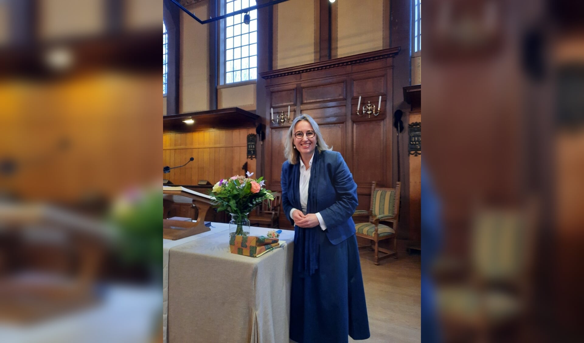 Margarithe Veen is recent bevestigd als predikant voor Doopsgezind Zaandam, Wormer en Krommenie. 