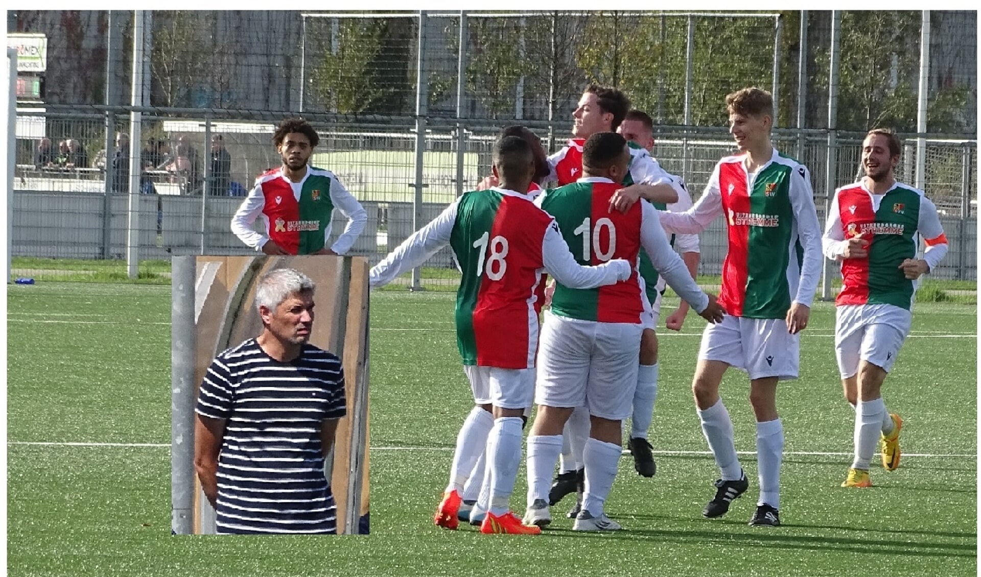 Er valt weer wat te juichen bij SVV, "Wie weet waar dat toe gaat leiden", oppert trainer Ramon Bronkhorst (inset).