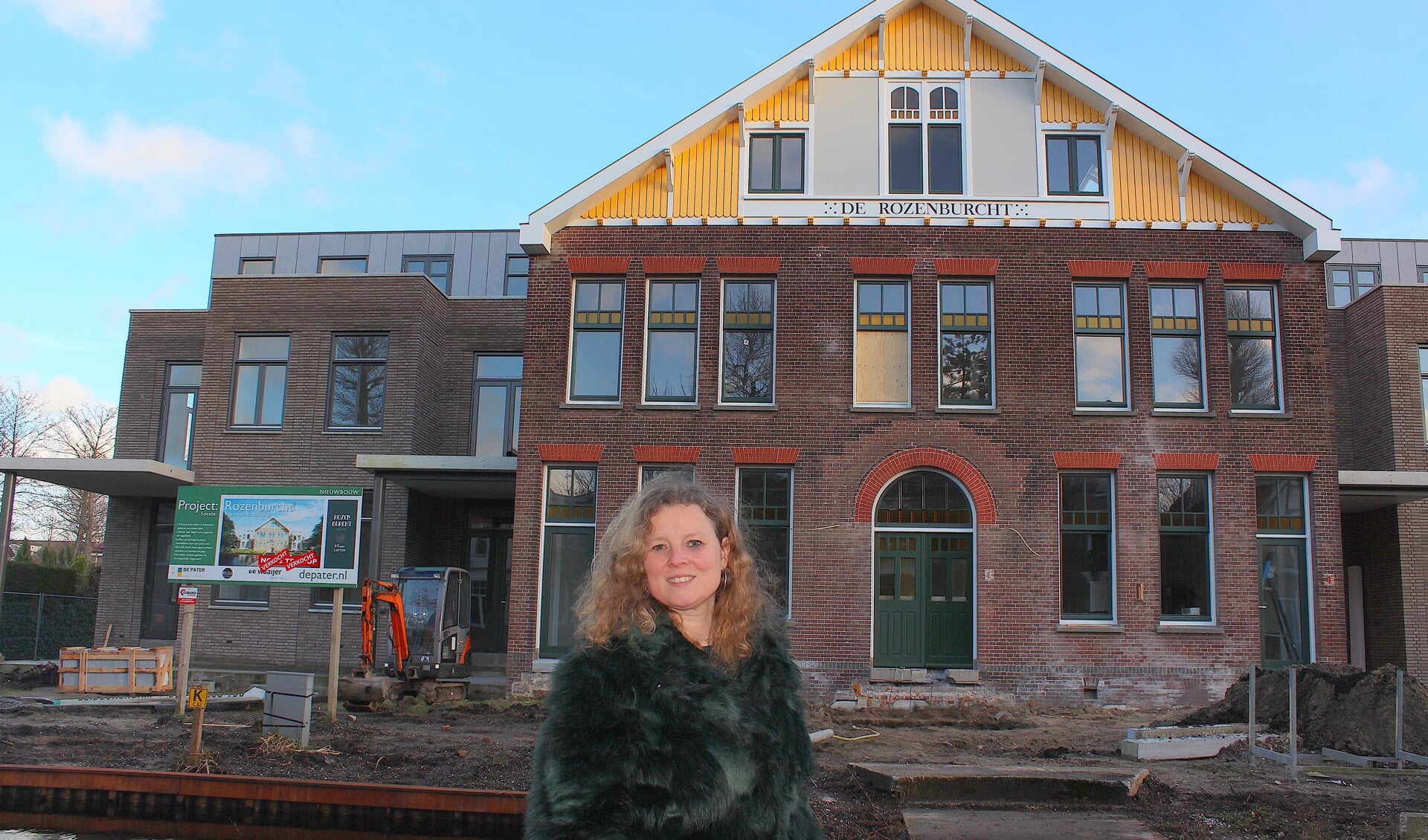 Projectontwikkelaar Elisabeth Looren de Jong (38) geeft De Rozenburcht in Boskoop een nieuwe toekomst als woonlocatie.