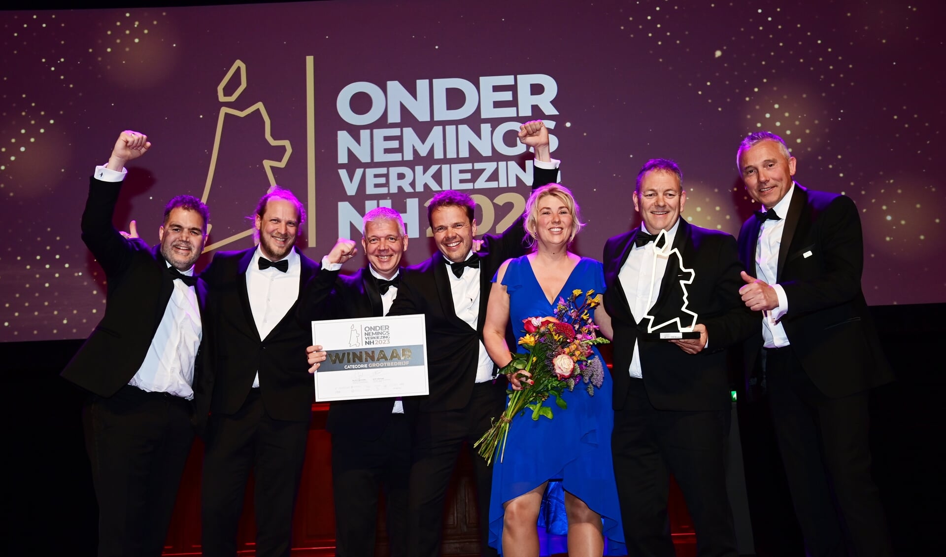 Familiebedrijf Klomp werd OVNH-winnaar 2023 in de categorie grootbedrijf.