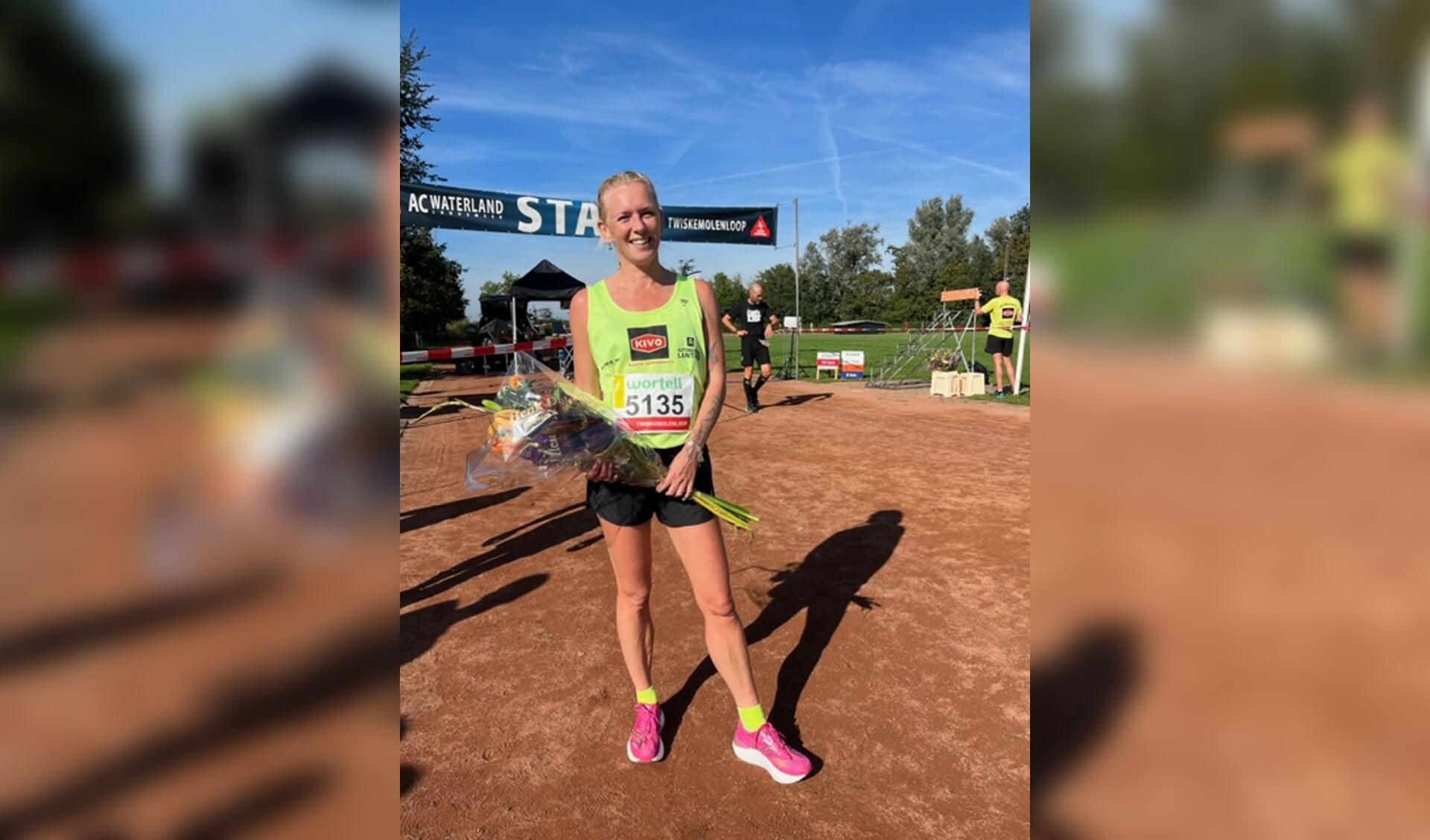 Petra Vink, winnares 10 kilometer.