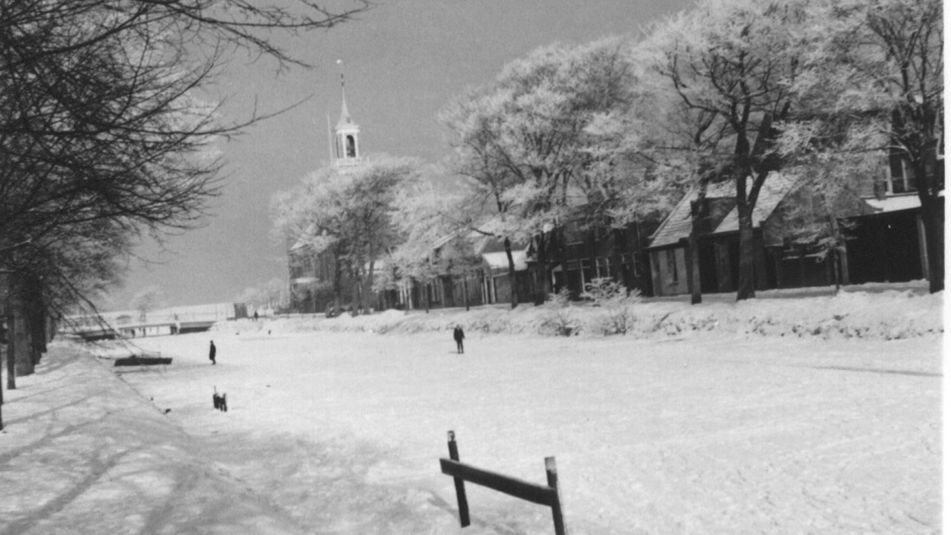 De Keizersgracht in de winter van 1963.