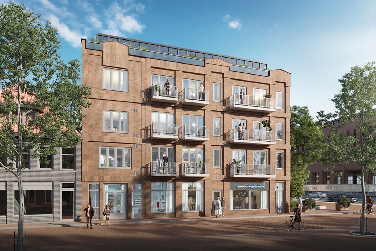 Herontwikkeling op de Paternosterstraat.