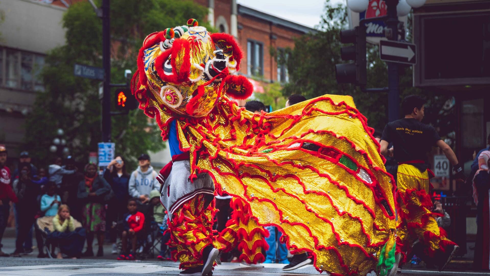 Tijdens het Chinese Nieuwjaar zijn er veel parades.
