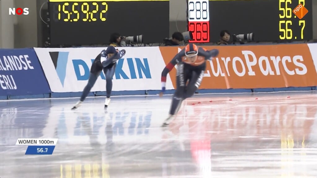 Gull til Jutta Leerdam på 1000 meter i Obihiro World Cup