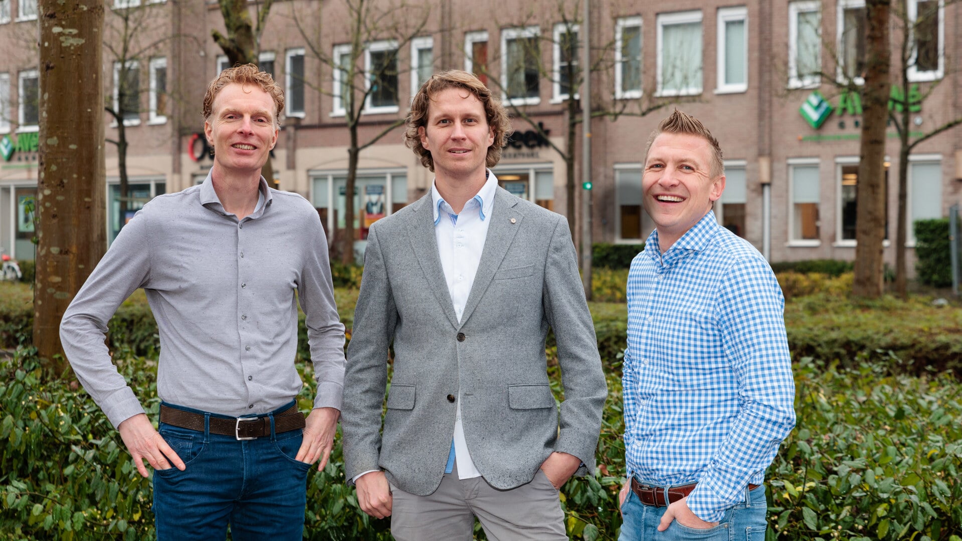 De driekoppige leiding van EWP: Jeroen Klein, Ramon de Haas en Kees Koning.
