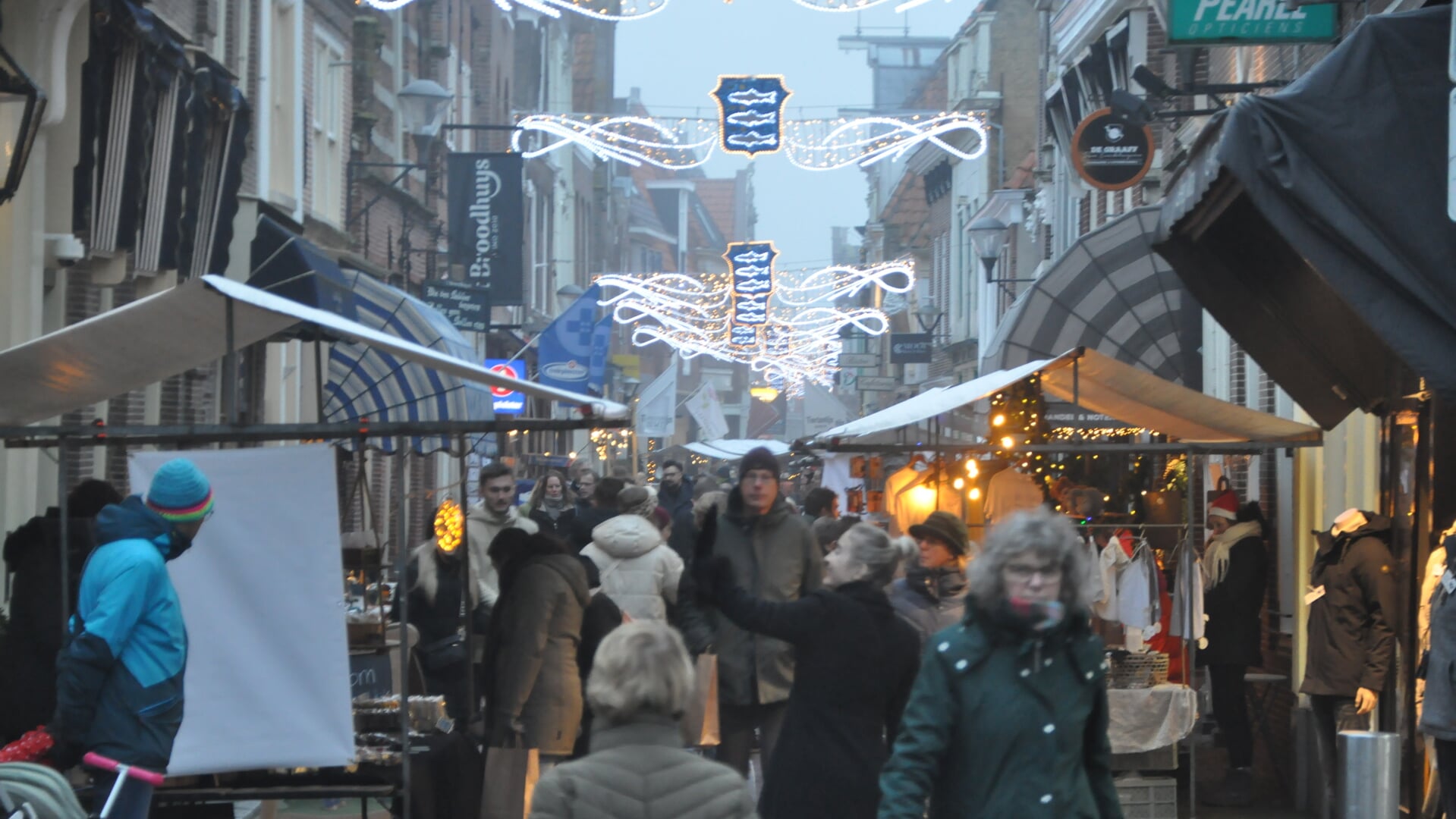 Er valt genoeg te beleven in de binnenstad van Enkhuizen tijdens de Winterfair op 9 december.