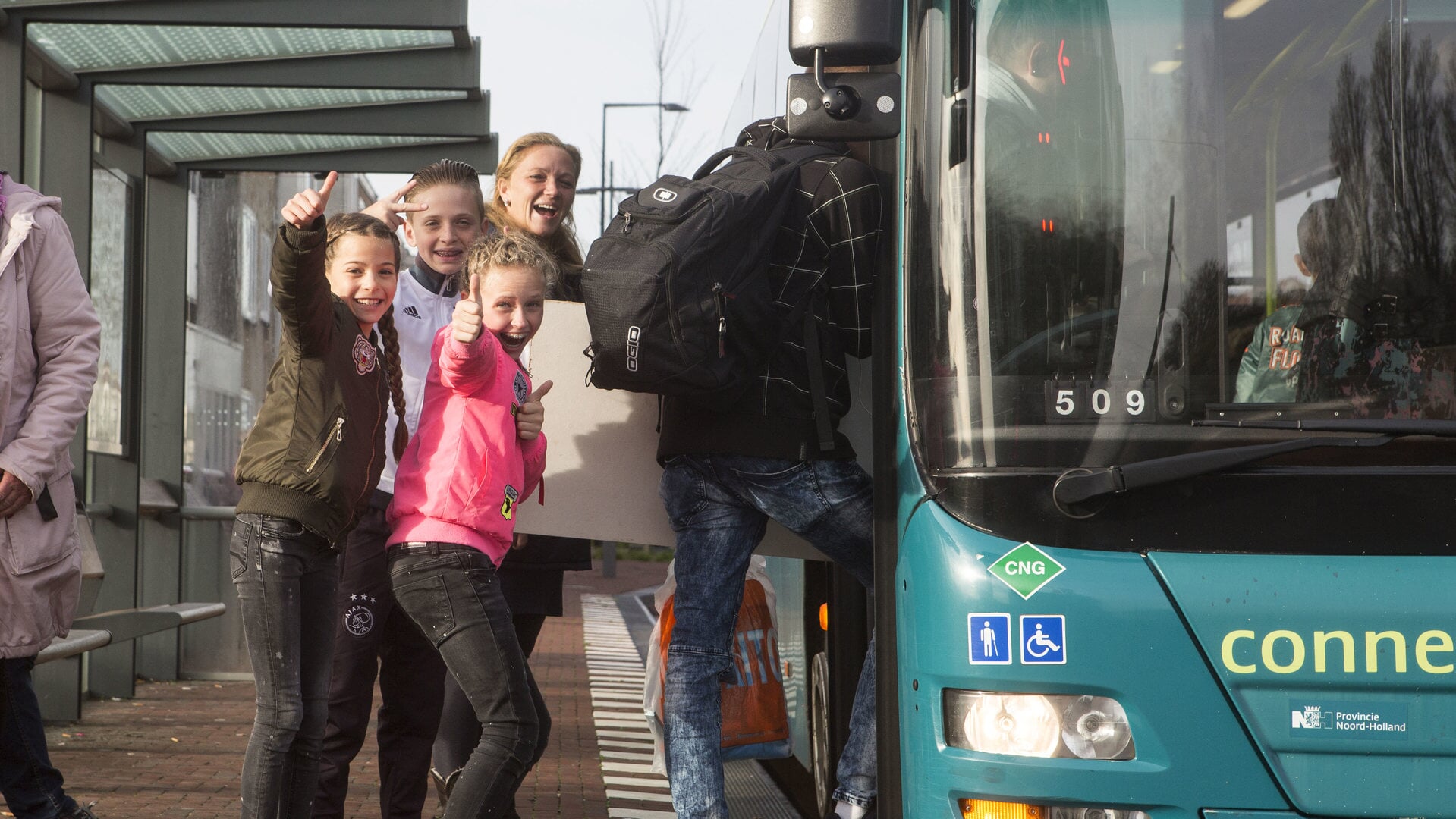 Busvervoer in Noord-Holland.