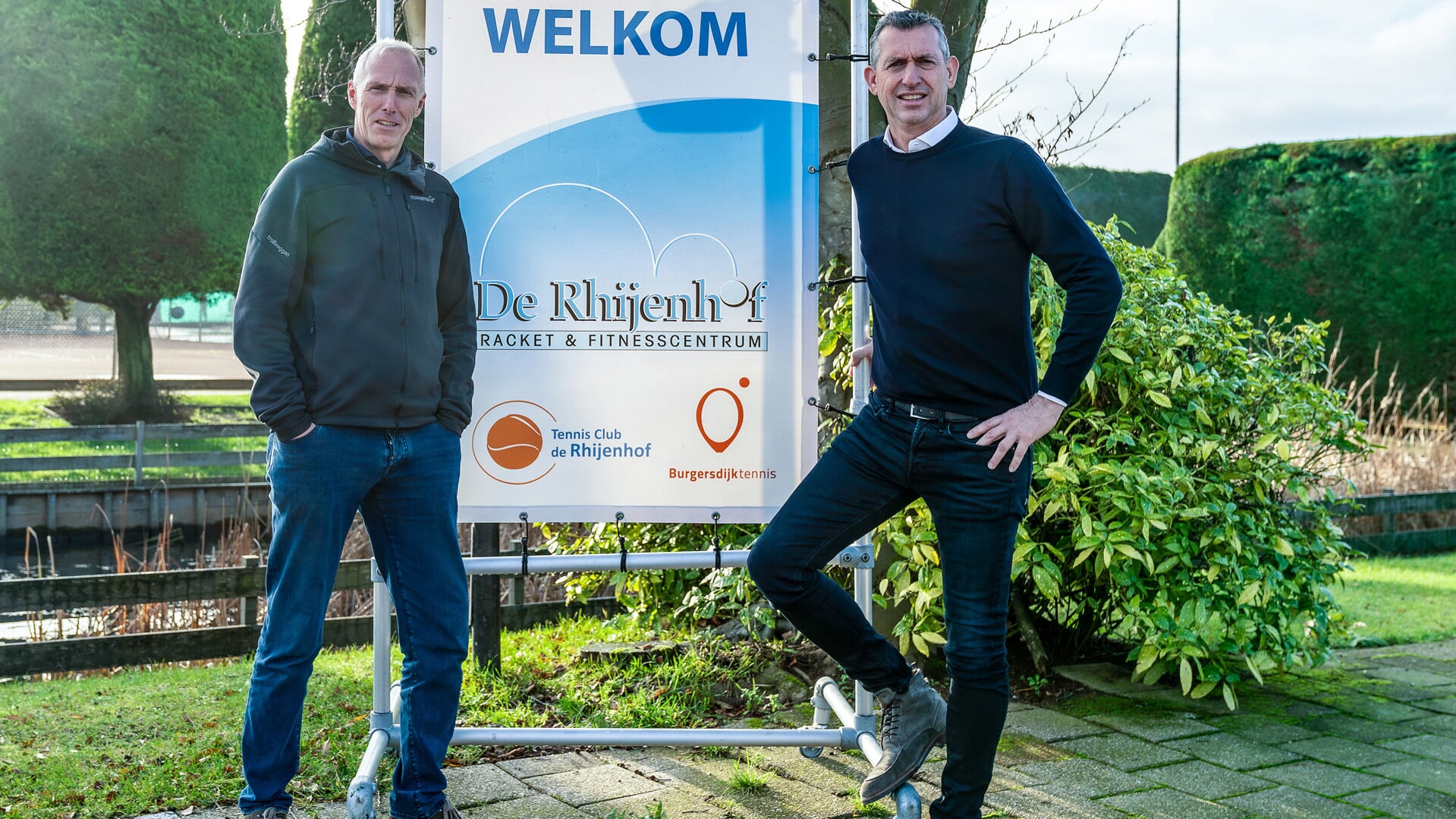 Ed Buijs (links) en Mark-Paul Burgersdijk kunnen niet wachten om te starten met de plannen die zij hebben voor De Rhijenhof.