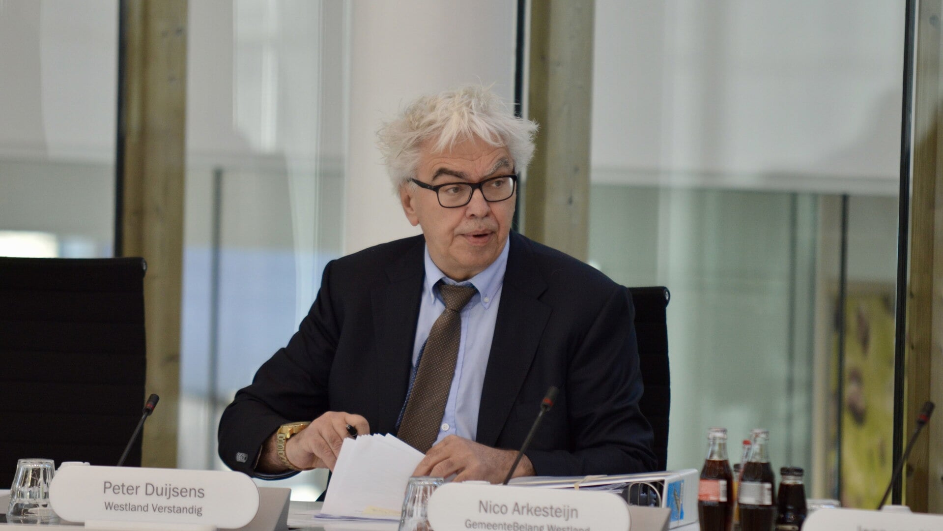 Peter Duijsens is de fractievoorzitter van de politieke partij Westland Verstandig. 