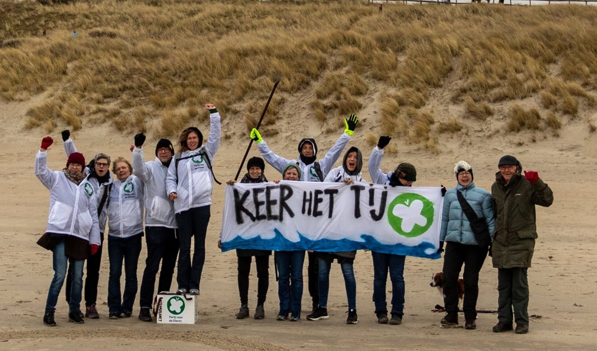 Er wordt actie gevoerd tegen de vervuiling van Tata Steel.