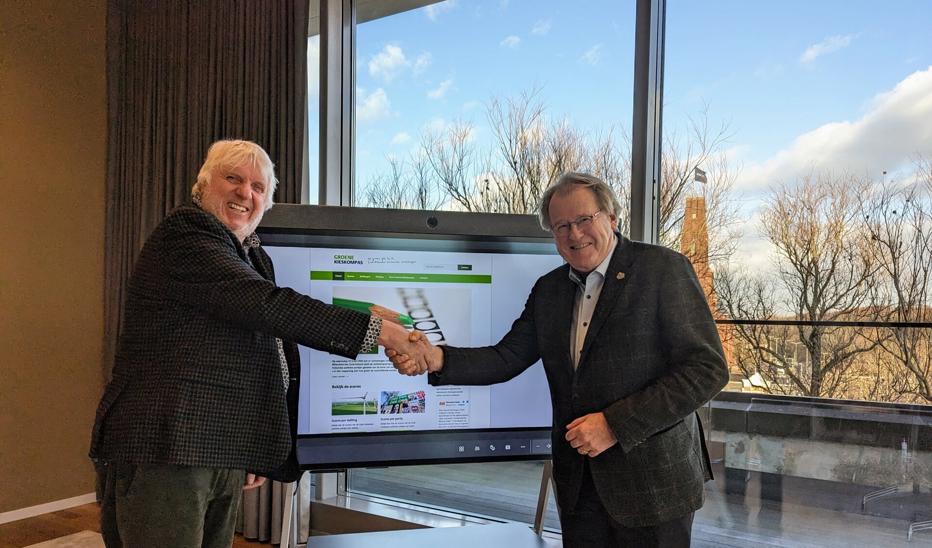 CvdK Jaap Smit was de aangewezen persoon om het Groene Kieskompas nu voor de 3e keer officieel te lanceren. 