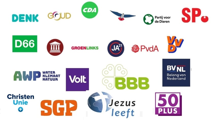 Deze 20 partijen doen mee aan Provinciale Statenverkiezingen Zuid-Holland