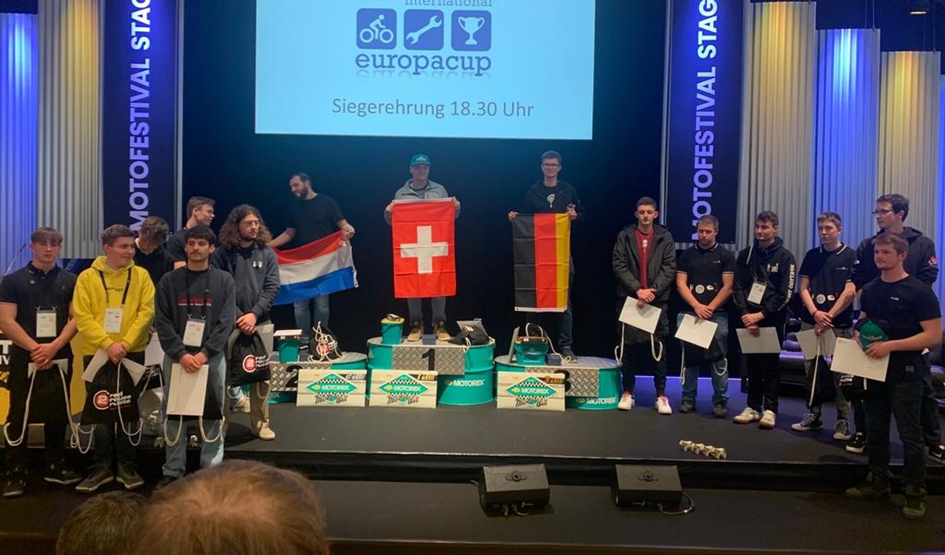 Rijswijker Sydney van der Heijden vertegenwoordigde Nederland tijdens de Europacup Tweewielers in Bern, ook wel MOTO Festival genoemd.