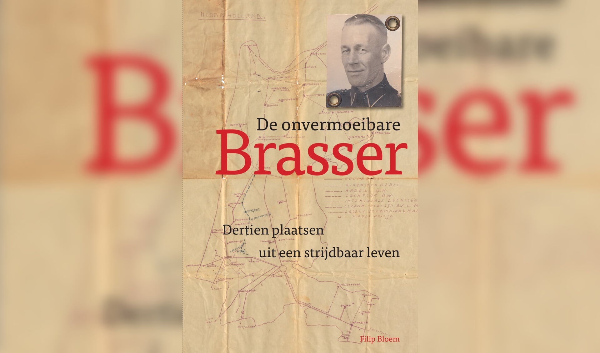 De omslag van het nieuwe boek over Witte Ko, de schuilnaam van verzetsman Jan Brasser uit Krommenie. 