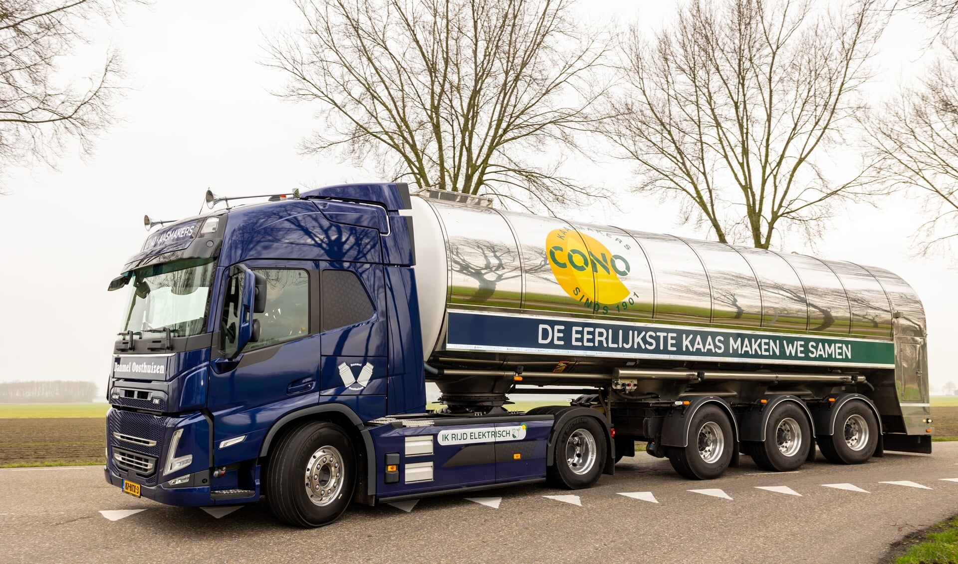 Eerste Elektrische Melkwagen In Nederland Rijdt Voor CONO Kaasmakers ...