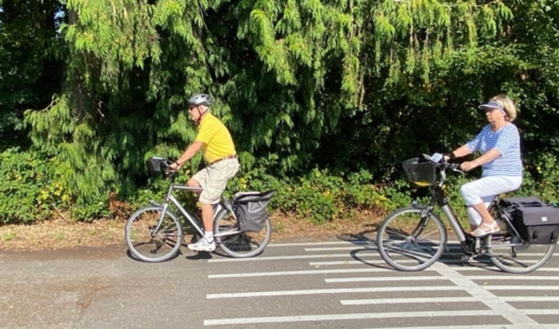 E-bike fietsen over van 25 tot 70 kilometer.