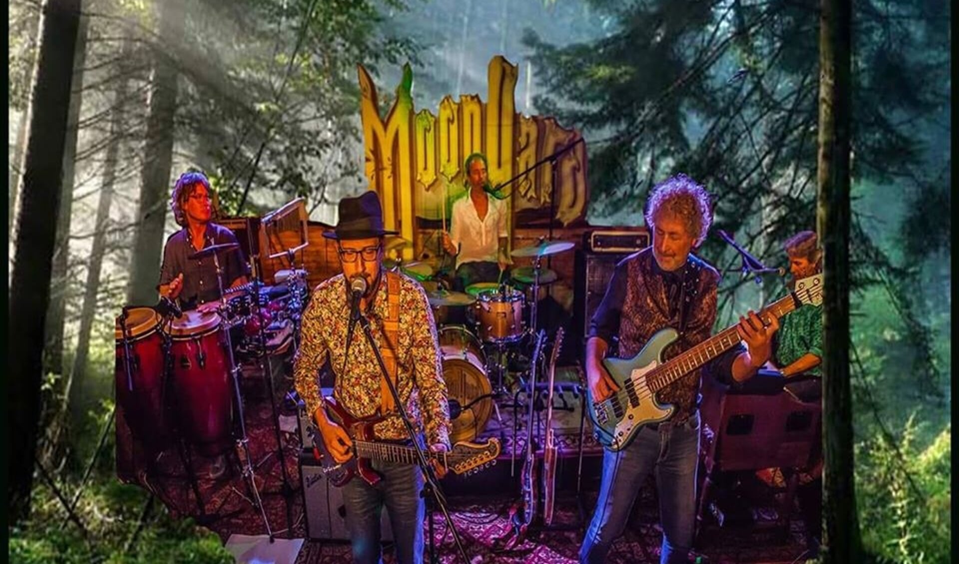 De band MoonYard treedt morgen op in The Shack.