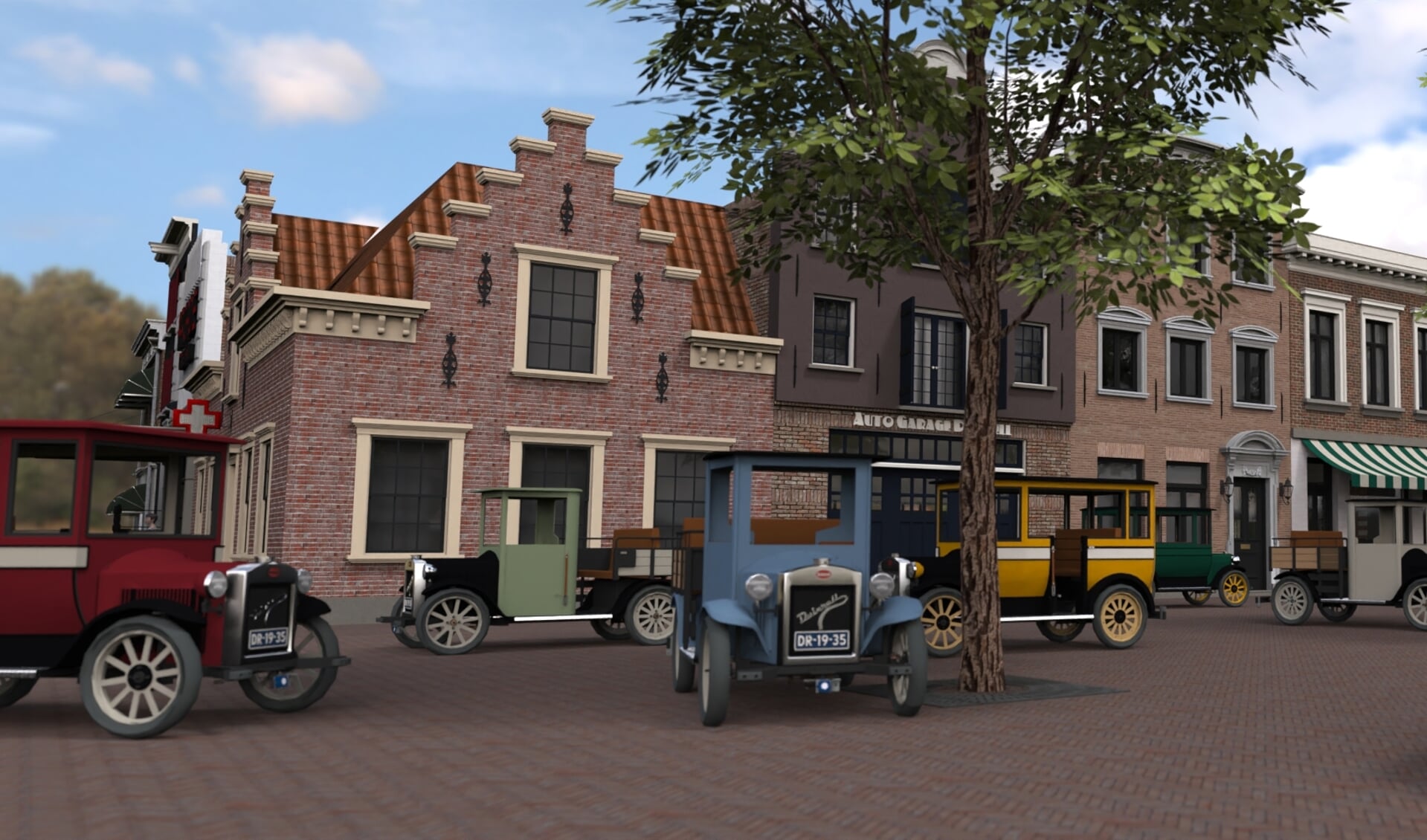 De nieuwste attractie in Duinrell is een Oldtimerbaan en wordt onderdeel van het nieuwe Amsterdamse themagebied. 