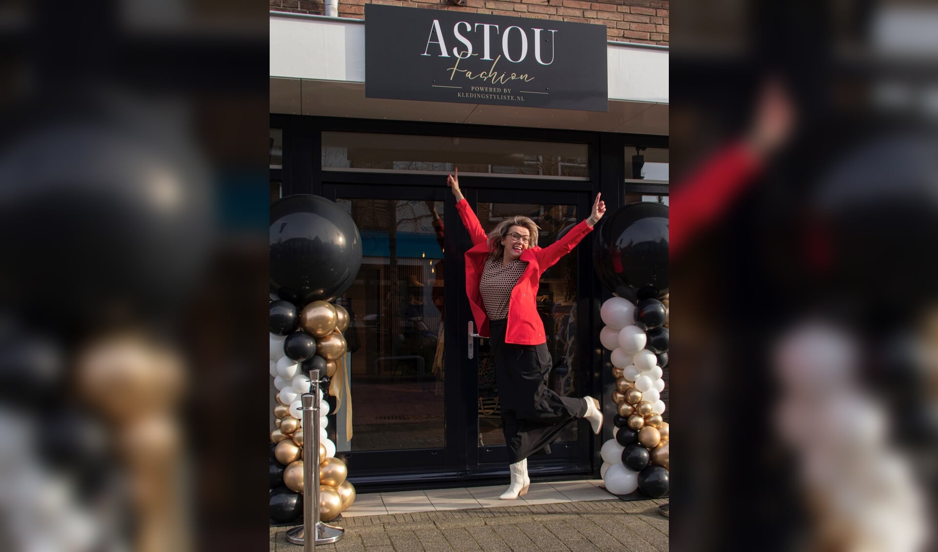Astrid Toussaint is blij met haar nieuwe winkel!