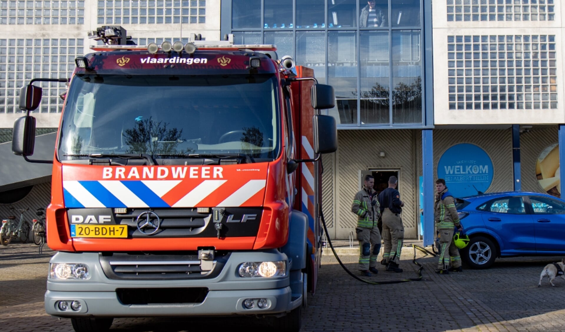 Supermarkt Albert Heijn ontruimd in verband met brandmelding