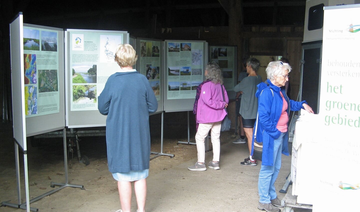 Tijdens Open Monumentendag 2022 was de Stichting Alkmaardermeeromgeving met de tentoonstelling ‘Klimaatbestendig landschap!?’ aanwezig in boerderij Breedeweg 80 in Castricum.