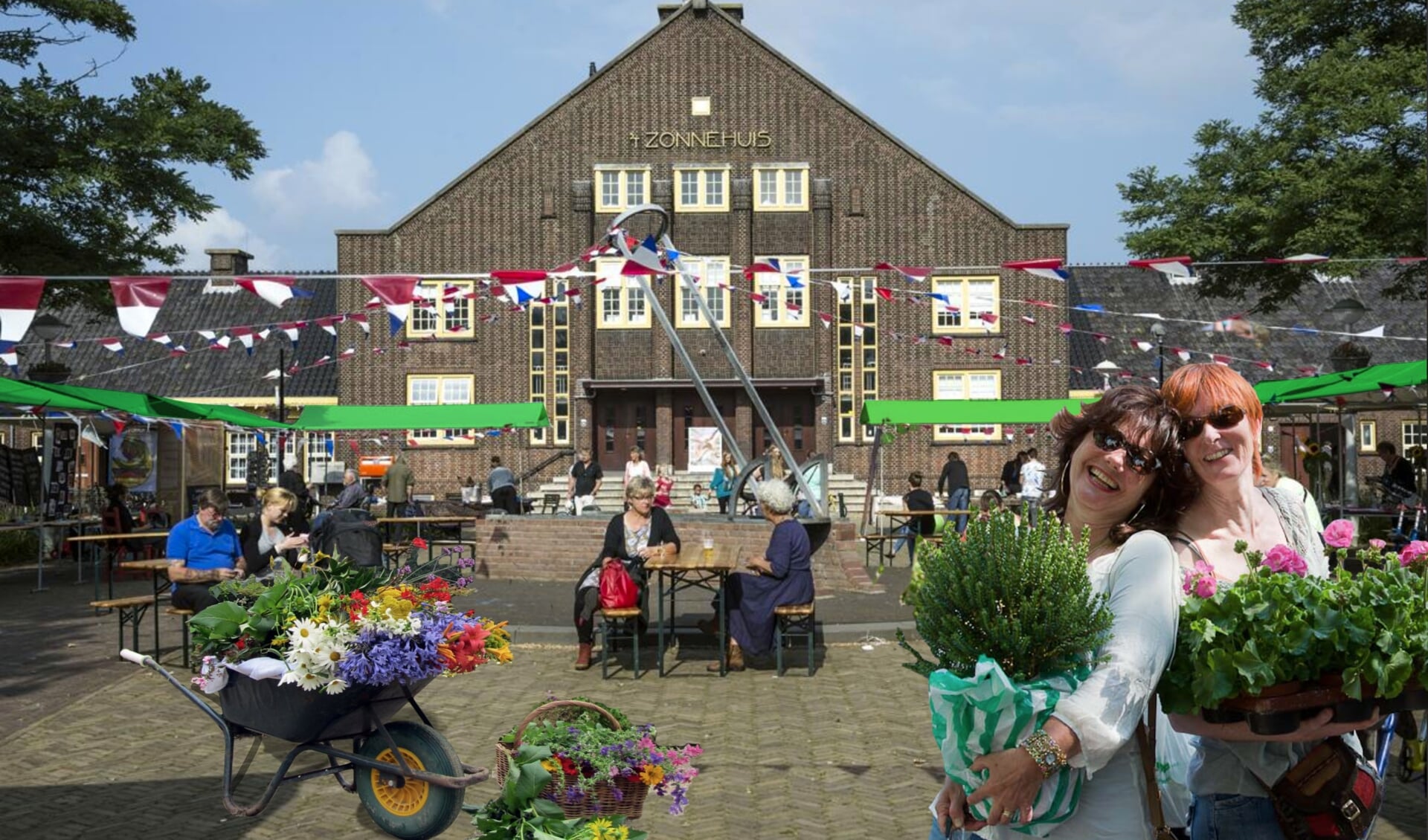 De Groenmarkt heeft plaats op het vernieuwde Zonneplein.