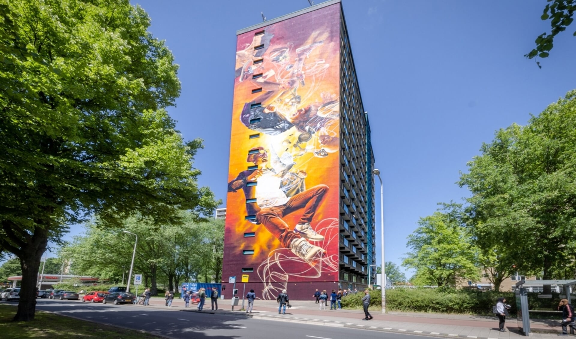 Het werk van Studio Giftig is volgens de vakjury de Most Intense Mural in Nederland. 