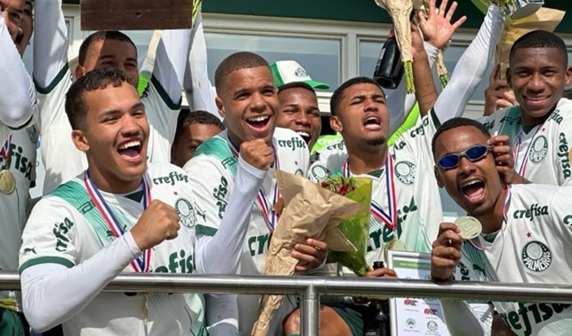 De jonkies van Palmeiras, wéér de winnaar van het ICGT. 